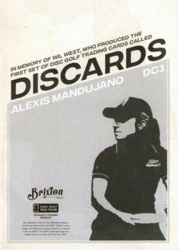 2023 Brixton Discards #3 Alexis Mandujano Back